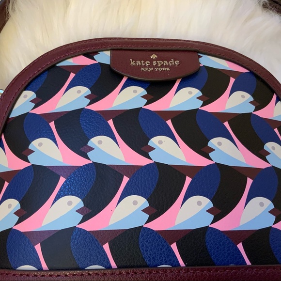 Kate Spade Sylvia Geo Birds Dome Crossbody Bag NWT - Picture 5 of 14